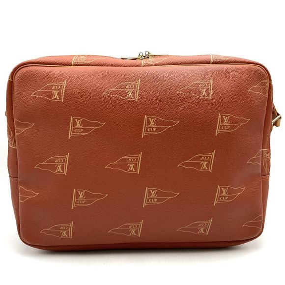 LOUIS VUITTON Orange Leather Shoulder Bag - Picture 7 of 16